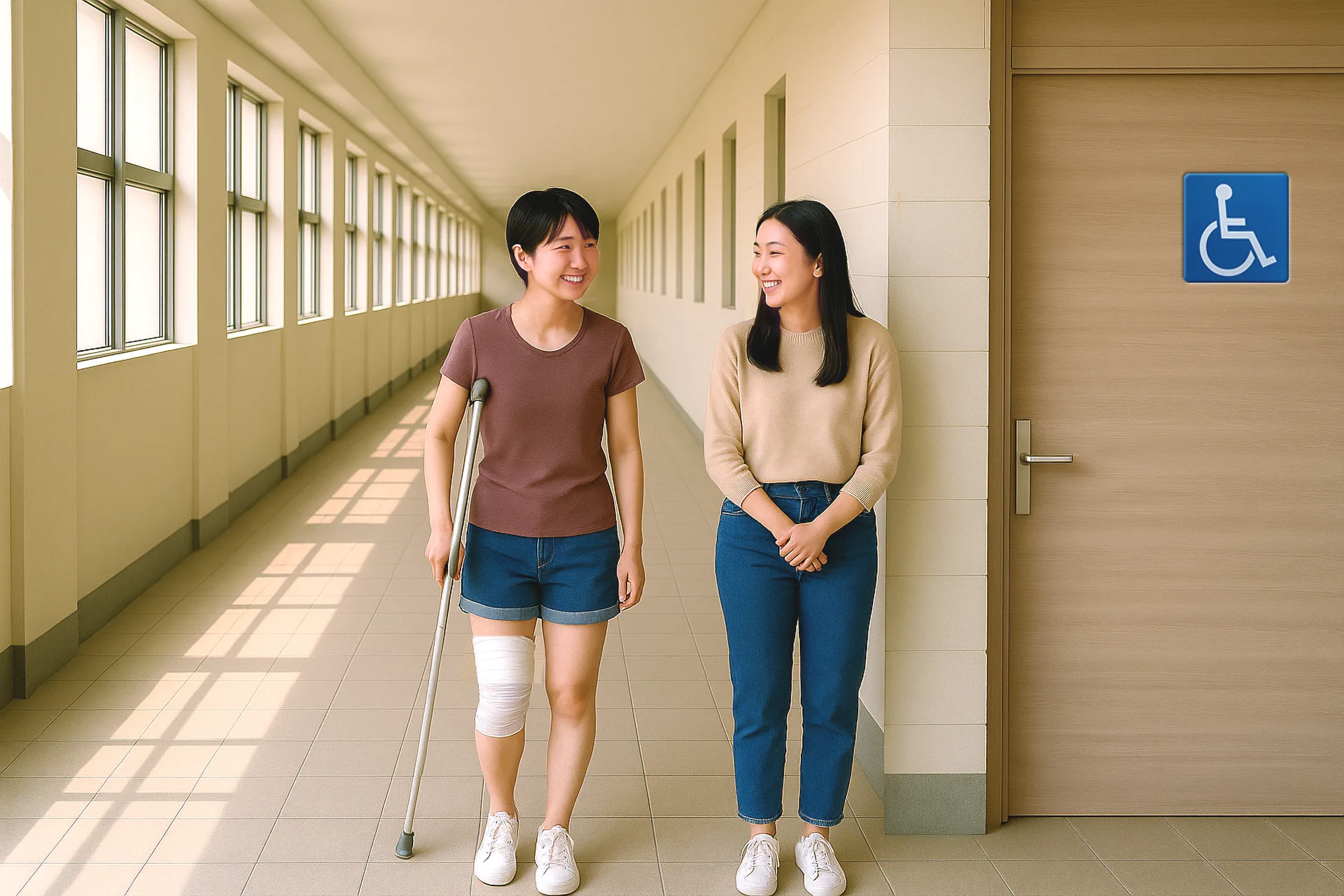 校園無障礙環境的主視覺圖片